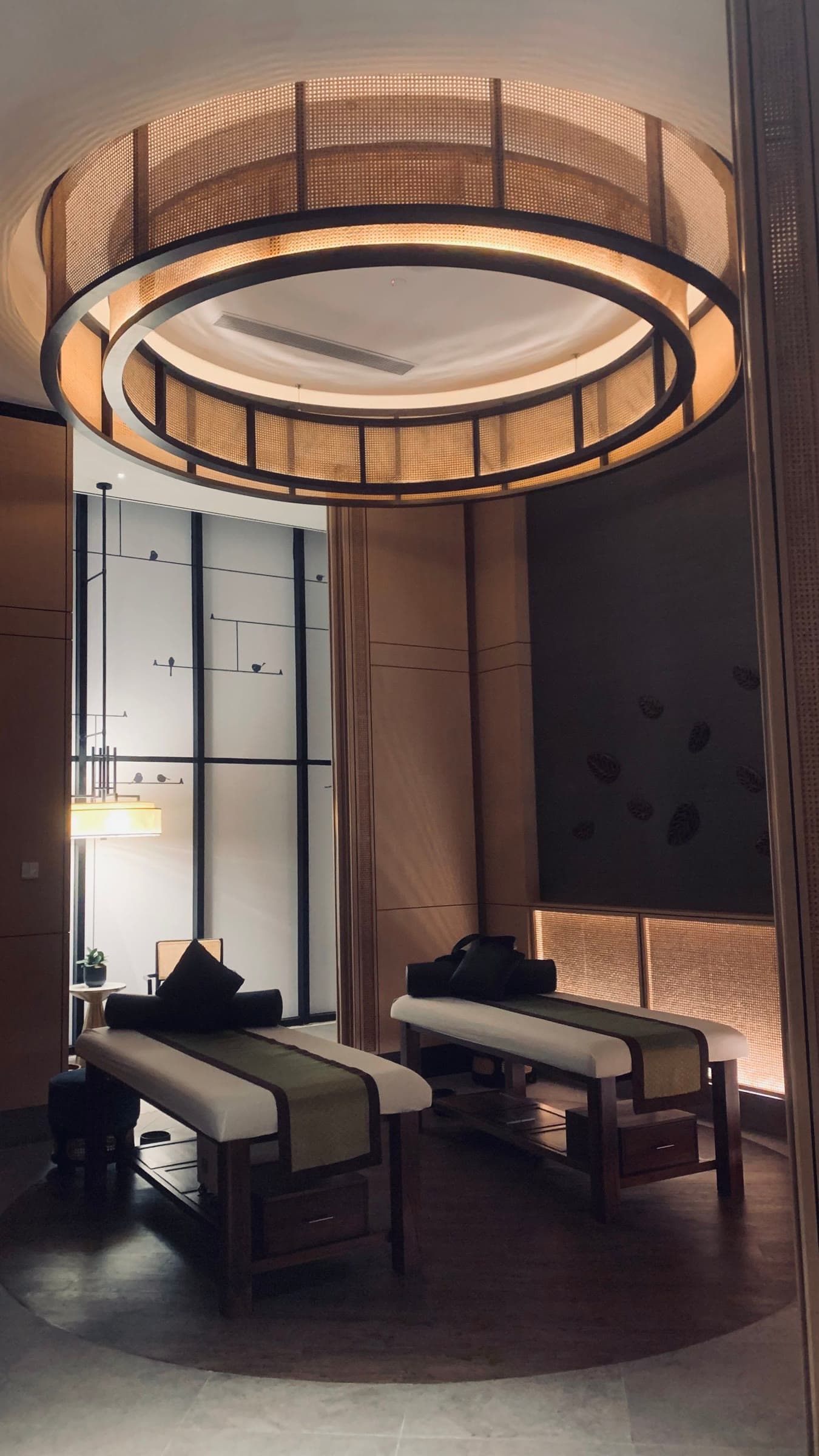 Premium spa room prepared for wellness and beauty services